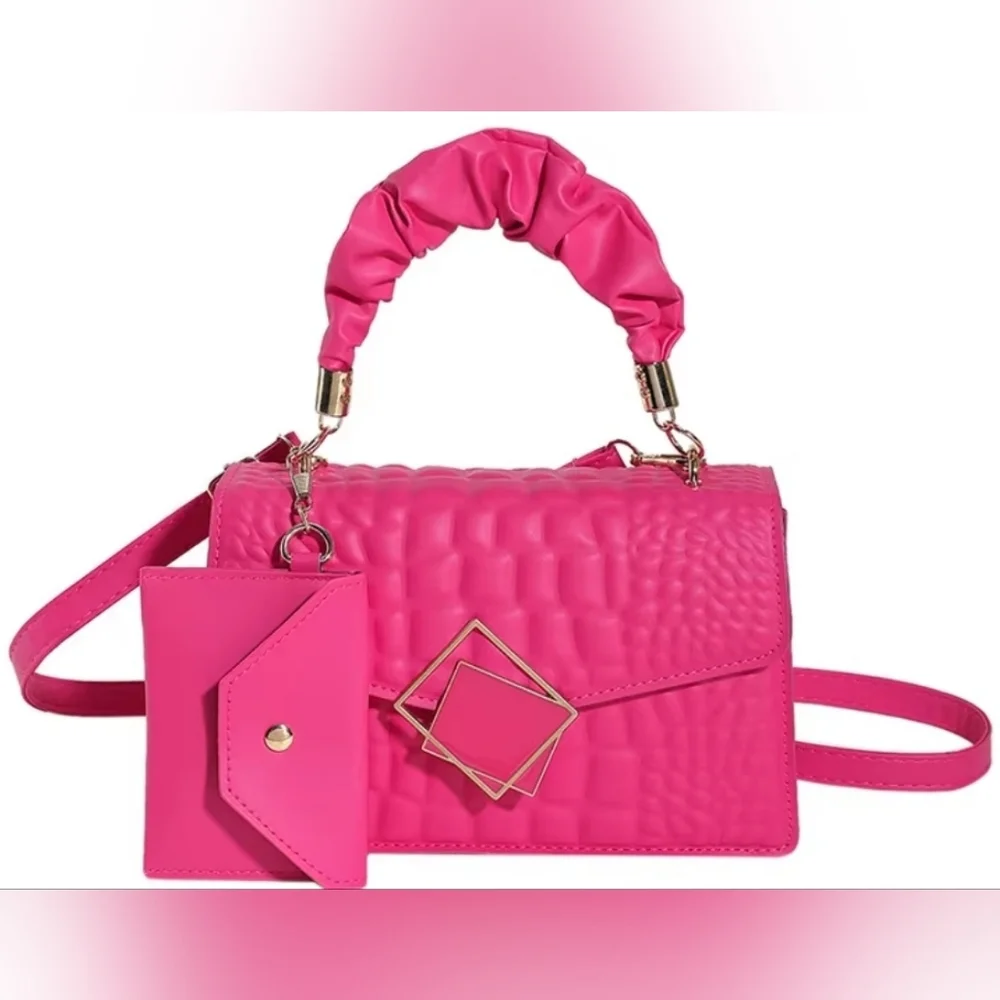 Heart-Embellished Kids Mini Handbag - Picture 6 of 7